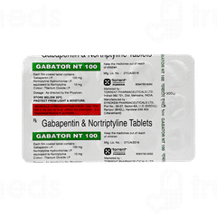 Gabator Nt 100 MG Tablet 15