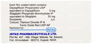 Dapavel S 5/50 Tablet 10