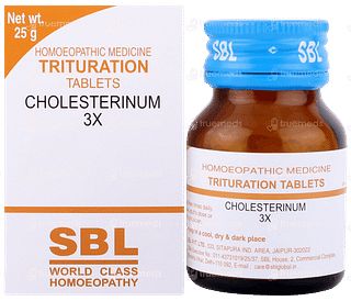 Sbl Cholesterinum 3x Trituration Tablet 25gm