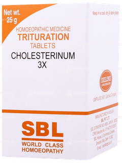 Sbl Cholesterinum 3x Trituration Tablet 25gm