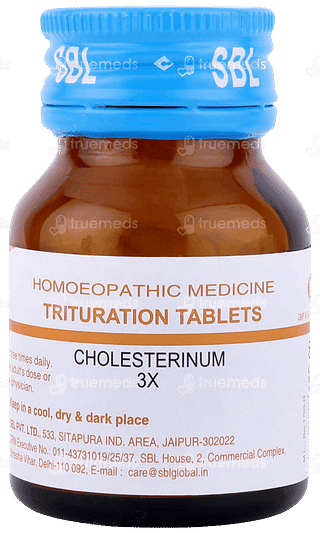 Sbl Cholesterinum 3x Trituration Tablet 25gm