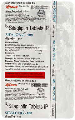 Sitalong 100 Tablet 15 Sitalong 100 Tablet 15