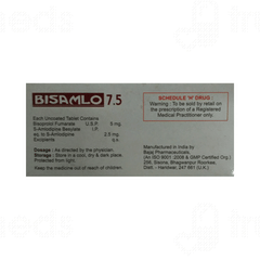 Bisamlo 7.5 MG Tablet 10