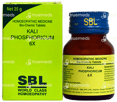 Sbl Kali Phosphoricum 6x Biochemic Tablet 25gm Sbl Kali Phosphoricum 6x Biochemic Tablet 25gm