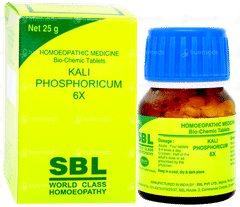Sbl Kali Phosphoricum 6x Biochemic Tablet 25gm Sbl Kali Phosphoricum 6x Biochemic Tablet 25gm