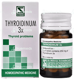 Dr Willmar Schwabe India Thyroidinum Trituration 3x Tablet 20 GM