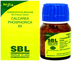 Sbl Calcarea Phosphorica 6x Biochemic Tablet 25gm Sbl Calcarea Phosphorica 6x Biochemic Tablet 25gm