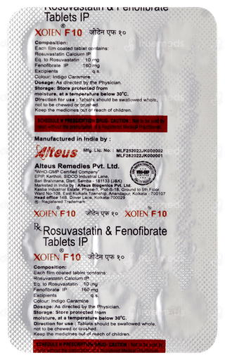 Xoten F 10 Tablet 15