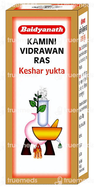 Kamini Vidrawan Ras Keshar Yukta Tablet 10 GM