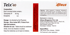 Telx 40 Tablet 15 Telx 40 Tablet 15