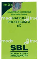 Sbl Natrum Phosphoricum 6x Biochemic Tablet 25 GM