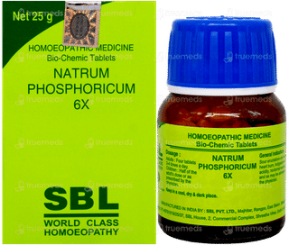 Sbl Natrum Phosphoricum 6X Biochemic Tablet 25Gm