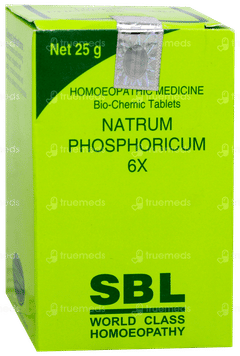 Sbl Natrum Phosphoricum 6X Biochemic Tablet 25Gm