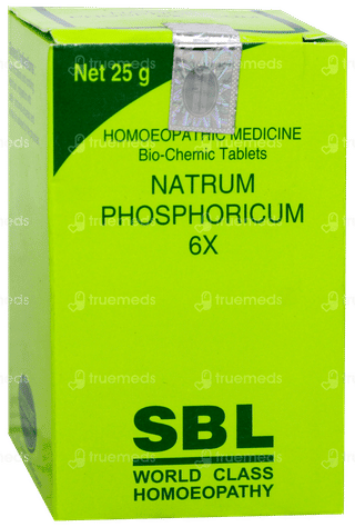 Sbl Natrum Phosphoricum 6X Biochemic Tablet 25Gm