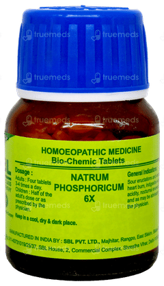 Sbl Natrum Phosphoricum 6X Biochemic Tablet 25Gm
