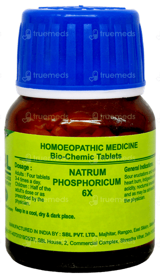 Sbl Natrum Phosphoricum 6X Biochemic Tablet 25Gm