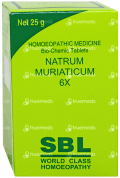 Sbl Natrum Muriaticum 6x Biochemic Tablet 25gm