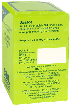 Sbl Calcarea Fluorica 12x Biochemic Tablet 25gm Sbl Calcarea Fluorica 12x Biochemic Tablet 25gm