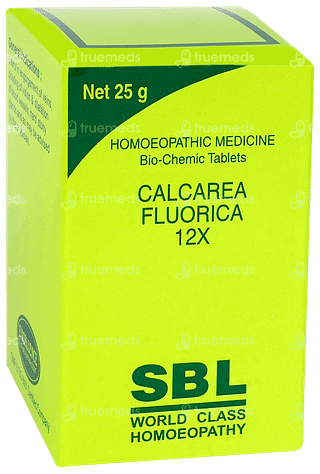 Sbl Calcarea Fluorica 12x Biochemic Tablet 25gm