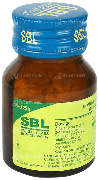 Sbl Calcarea Fluorica 12x Biochemic Tablet 25gm