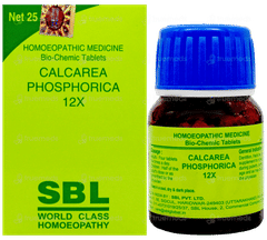 Sbl Calcarea Phosphorica Biochemic 12X Tablet 25Gm Sbl Calcarea Phosphorica Biochemic 12X Tablet 25Gm