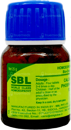 Sbl Calcarea Phosphorica 12X Biochemic Tablet 25Gm Sbl Calcarea Phosphorica 12X Biochemic Tablet 25Gm