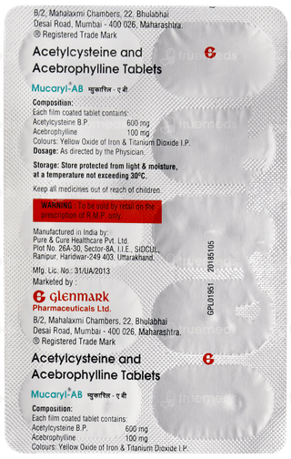 Mucaryl Ab Tablet 10