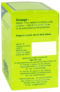 Sbl Silicea 12x Biochemic Tablet 25gm