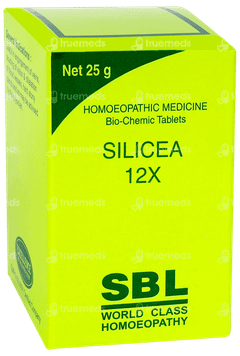 Sbl Silicea 12x Biochemic Tablet 25gm