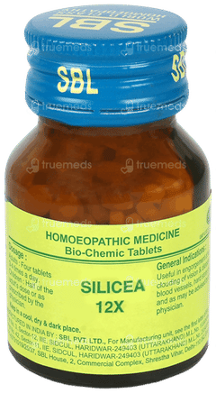 Sbl Silicea 12x Biochemic Tablet 25gm