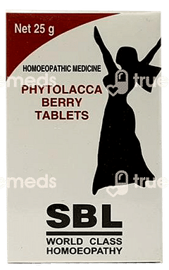 Sbl Phytolacca Berry Tablet 25gm Sbl Phytolacca Berry Tablet 25gm