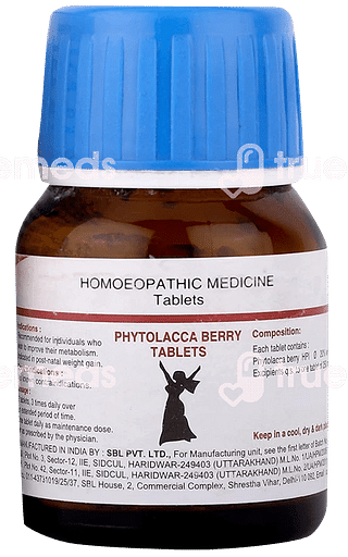 Sbl Phytolacca Berry Tablet 25 GM