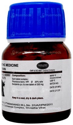 Sbl Phytolacca Berry Tablet 25Gm
