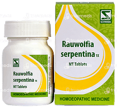 Dr Willmar Schwabe Rauwolfia Serpentina 1x Mt Tablet 20gm Dr Willmar Schwabe Rauwolfia Serpentina 1x Mt Tablet 20gm