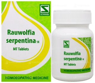 Dr Willmar Schwabe Rauwolfia Serpentina 1x Mt Tablet 20gm