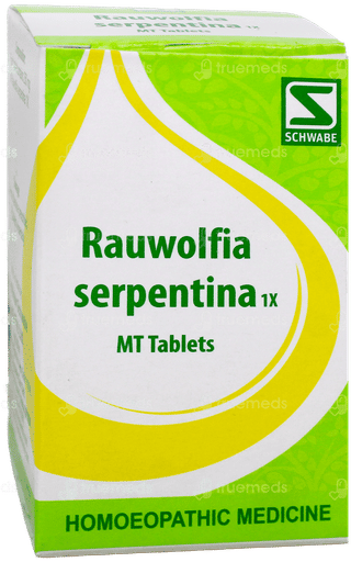Dr Willmar Schwabe Rauwolfia Serpentina 1x Mt Tablet 20gm