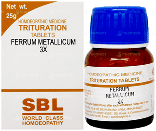 Sbl Ferrum Metallicum 3X Trituration Tablet 25Gm