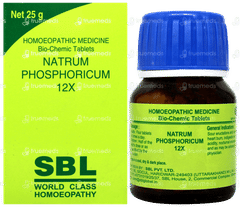 Sbl Natrum Phosphoricum 12x Biochemic Tablet 25gm