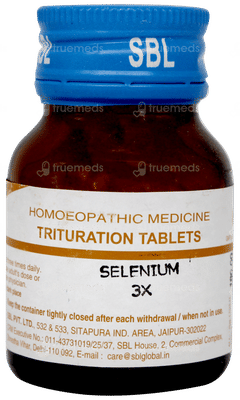 Sbl Selenium 3x Trituration Tablet 25gm