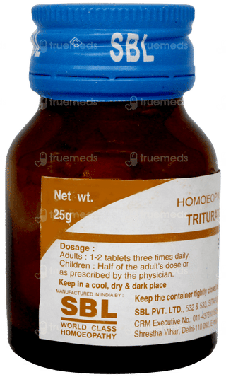 Sbl Selenium 3x Trituration Tablet 25gm