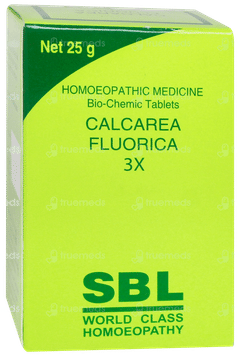 Sbl Calcarea Fluorica 3x Biochemic Tablet 25gm