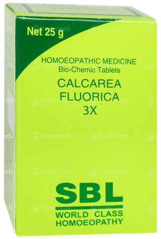 Sbl Calcarea Fluorica 3x Biochemic Tablet 25gm