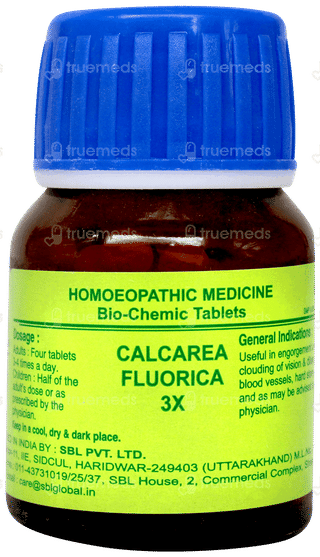 Sbl Calcarea Fluorica 3x Biochemic Tablet 25gm