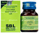 Sbl Calcarea Sulphurica 12x Biochemic Tablet 25 GM