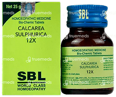 Sbl Calcarea Sulphurica 12x Biochemic Tablet 25 GM