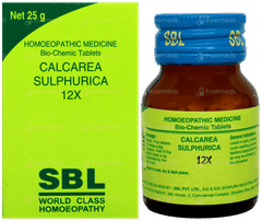 Sbl Calcarea Sulphurica 12x Biochemic Tablet 25gm