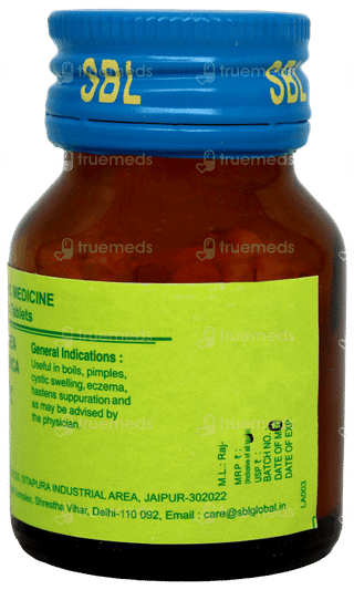 Sbl Calcarea Sulphurica 12x Biochemic Tablet 25gm