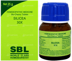 Sbl Silicea 30x Biochemic Tablet 25gm