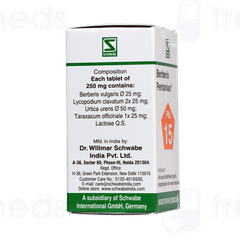 Dr Willmar Schwabe Berberis Pentarkan Ptk 15 Tablet 20gm