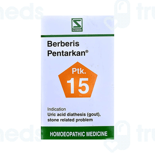 Dr Willmar Schwabe Berberis Pentarkan Ptk 15 Tablet 20gm
